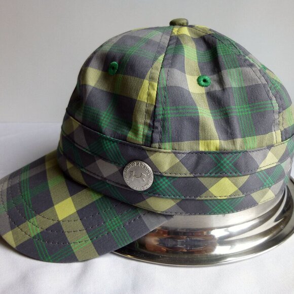 Women's Under Armour Plaid Green/Grey Hat- Adjustable- New Without Tags - Picture 3 of 8